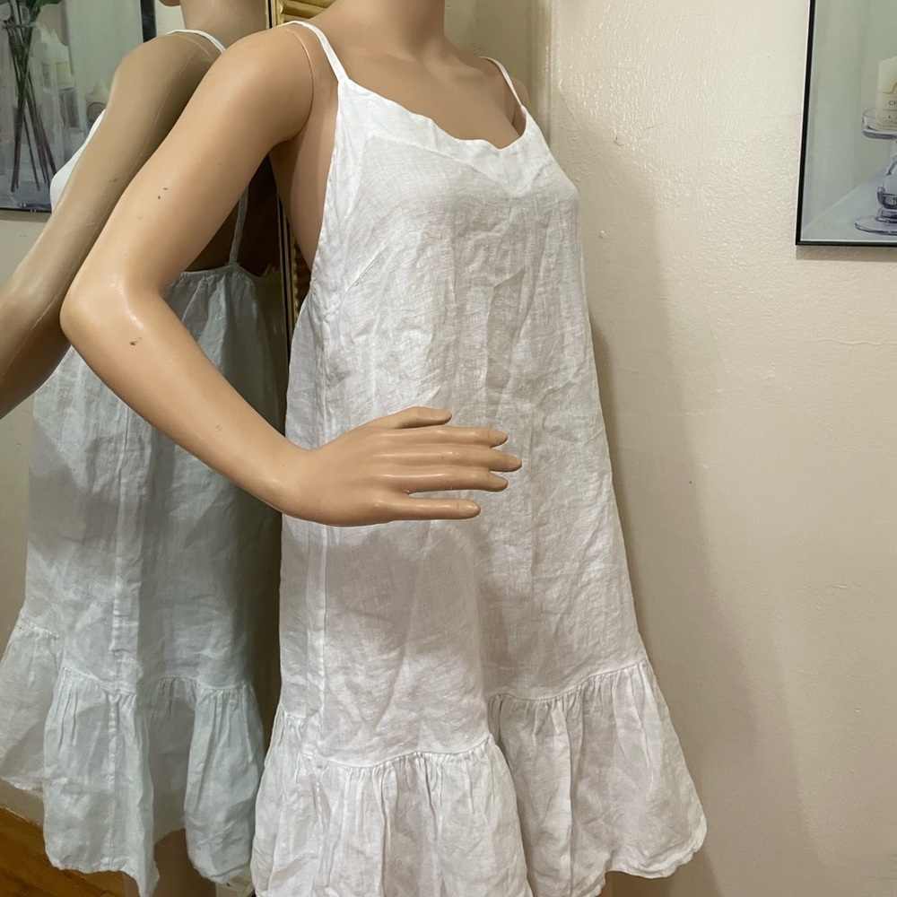 Bellambra Chic White Sleeveless mini dress - Picture 13 of 14